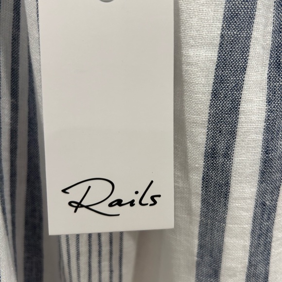 Rails Adora stripe midi dress blue white striped NWT - Picture 11 of 15